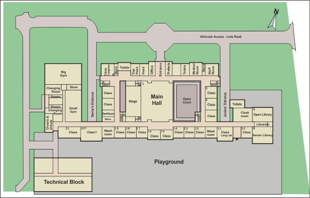 1955 ground floor plan