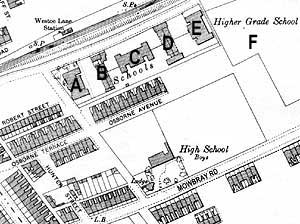 OS map of old school