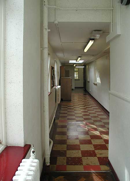 Upstairs - west corridor