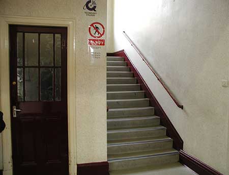 Downstairs - east staircase